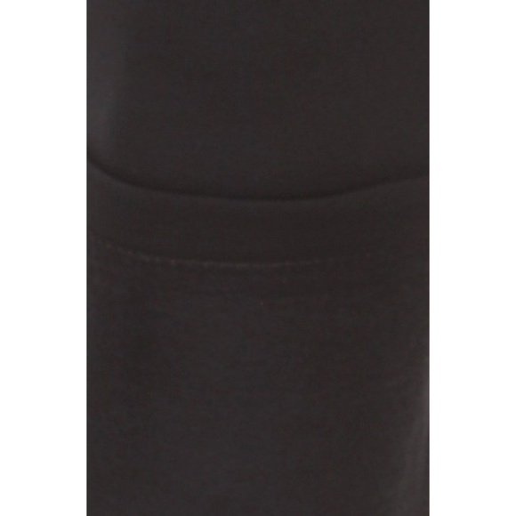 Long Stretchy High Waist Fleece Leggings Skinny BK - Picture 4 of 6